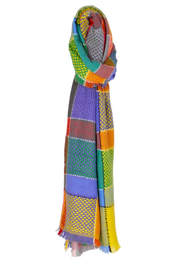 Handgewebter Schal aus Cashmere
