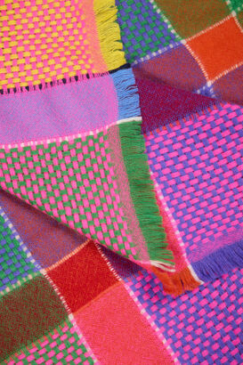 Handgewebter Schal aus Cashmere