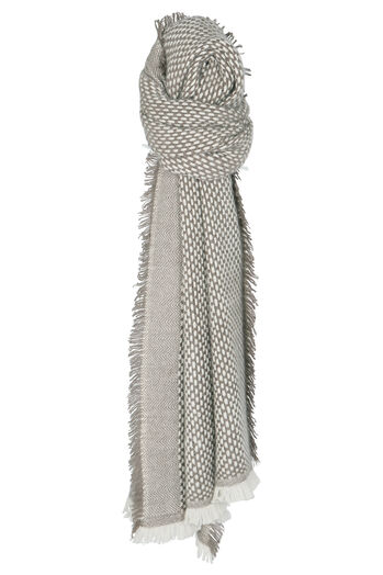 Handgewebter Schal aus Cashmere 