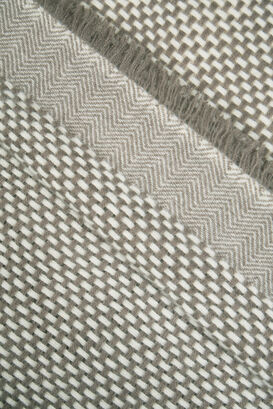 Handgewebter Schal aus Cashmere 