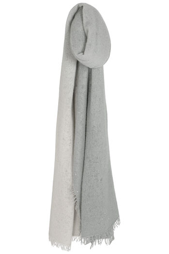 Schal aus Cashmere und Lurex