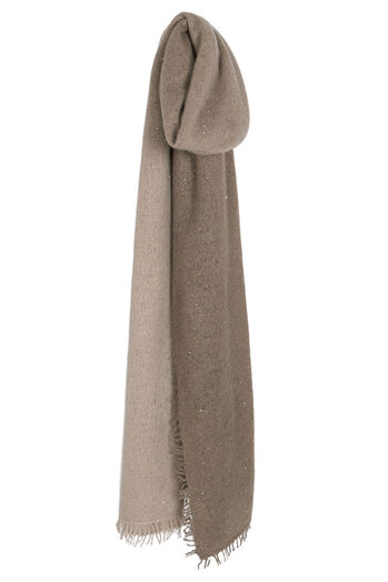 Schal aus Cashmere und Lurex