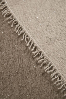 Schal aus Cashmere und Lurex