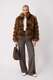 Fake Fur Jacke Fox