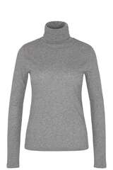 Rollkragen Longsleeve mit Cashmere
