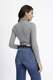 Rollkragen Longsleeve mit Cashmere