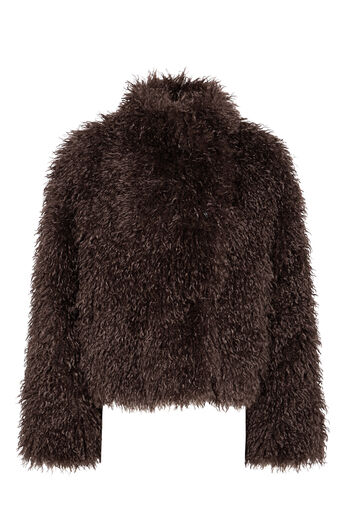 Jacke Mille Faux Tibet Lamb