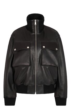 Bomberjacke aus Leder