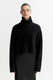 Brushed Cashmere Turtleneck Pullover  