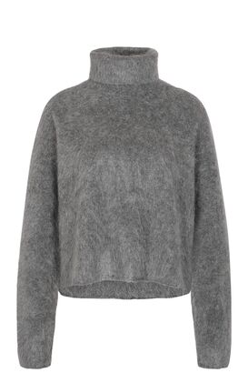 Brushed Cashmere Turtleneck Pullover   