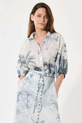 Bluse Ela aus Leinen