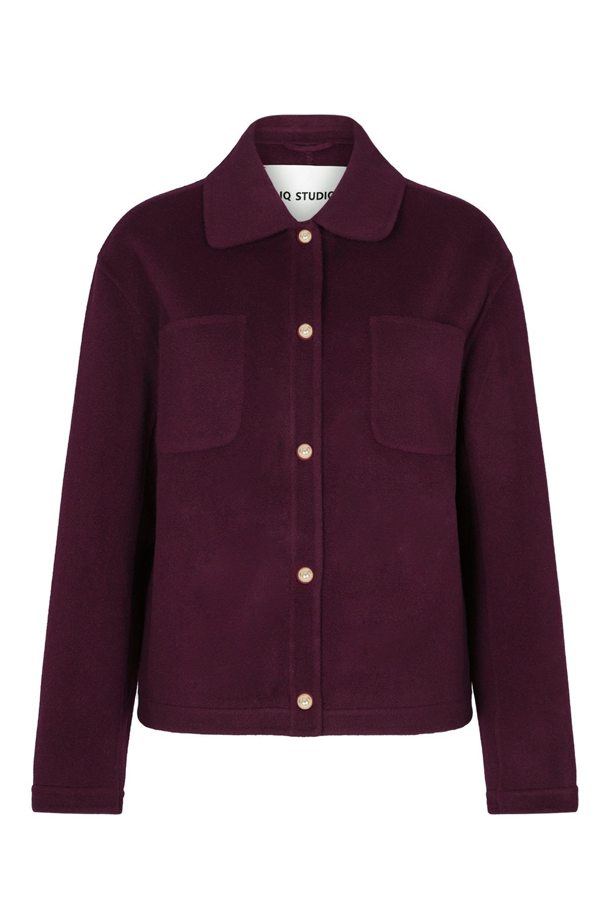 Doubleface Jacke aus Wolle 