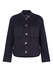 Doubleface Jacke aus Wolle 