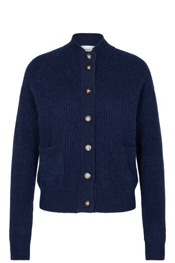 Cardigan mit Stehkragen