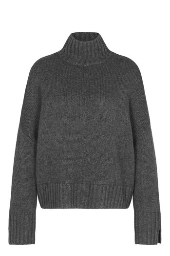 Rollkragen-Pullover mit Cashmere