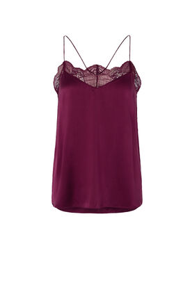 Top aus Seidenstretch