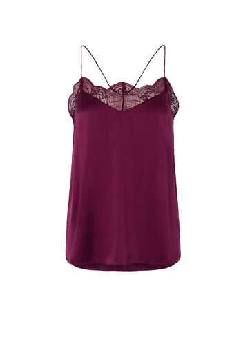 Top aus Seidenstretch