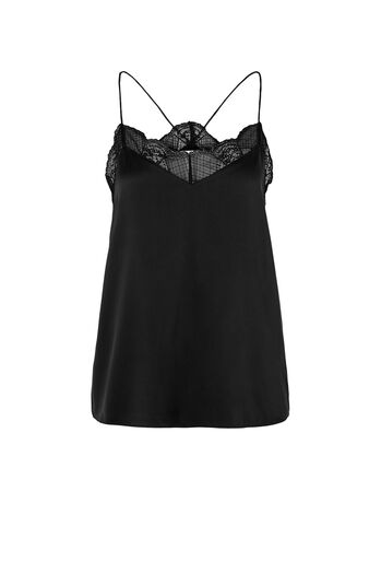 Top aus Seidenstretch