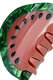 Haarspange Watermelon