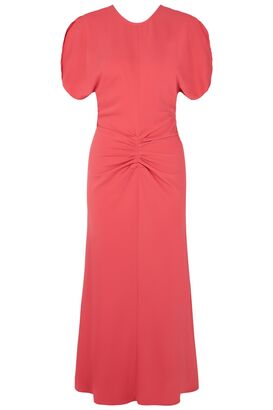 Midikleid mit Raffung