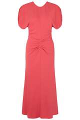 Midikleid mit Raffung