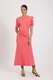 Midikleid mit Raffung