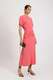 Midikleid mit Raffung