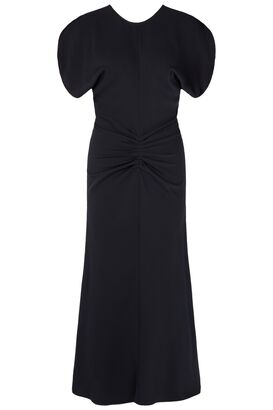 Midikleid mit Raffung