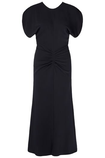 Midikleid mit Raffung