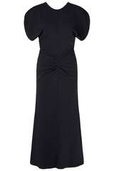 Midikleid mit Raffung