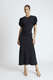 Midikleid mit Raffung