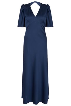 Midikleid in Satinoptik