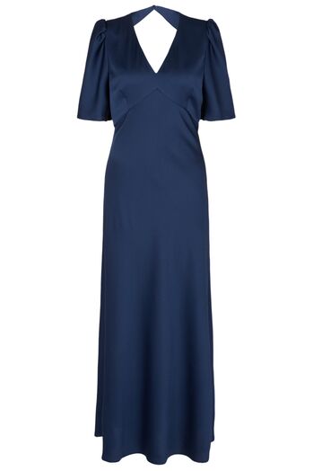 Midikleid in Satinoptik
