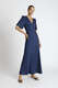 Midikleid in Satinoptik