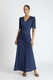 Midikleid in Satinoptik