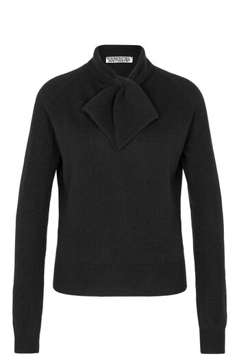 Cashmere Pullover mit Schluppe