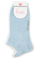 Sneakersocken mit Herz Applikation