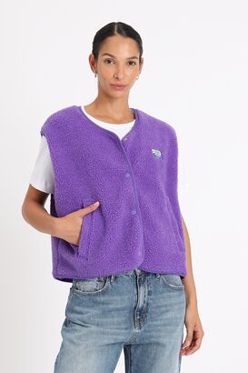 Weste aus Teddyfleece