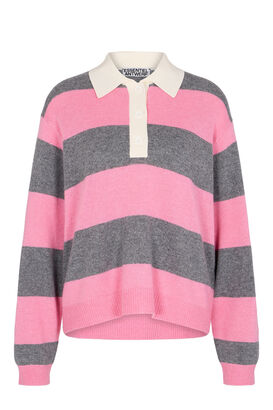 Polo Pullover mit Cashmere 