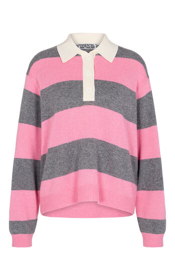 Polo Pullover mit Cashmere 