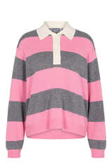 Polo Pullover mit Cashmere 
