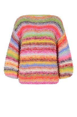 Handgestrickter Pullover Rosa
