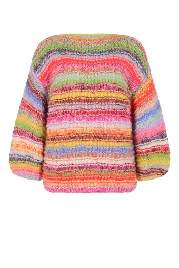 Handgestrickter Pullover Rosa