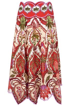 Midi Rock mit Leinen