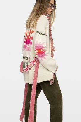 Strickjacke mit Cashmere
