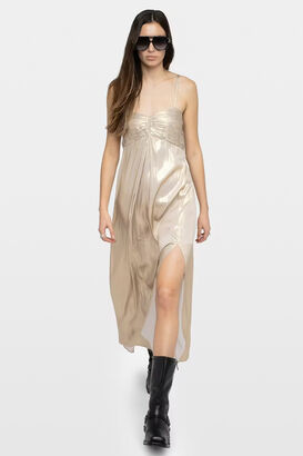 Kleid Rippie Satin 