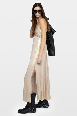 Kleid Rippie Satin 