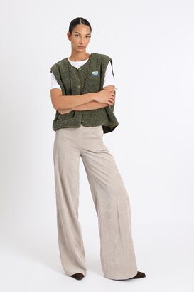 Weste aus Teddyfleece