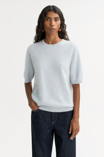 Brushed Short Sleeve Pullover