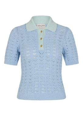 Pullover mit Polokragen